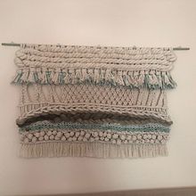 Mi Proyecto del curso: Introducción al macramé: creación de un tapiz decorativo. Arts, and Crafts project by Mariana Laura MONTES - 12.11.2020