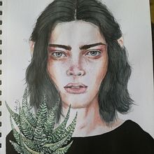 Mi Proyecto del curso: Retrato en acuarela a partir de una fotografía. Watercolor Painting project by Sofía Cortés - 12.11.2020