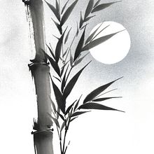 Personal Artworks : Selections of Sumi Painting Artworks. Traditional illustration, Ink Illustration, Painting, Watercolor Painting, Drawing, and Fine Arts project by Koshu (Akemi Lucas) - 12.15.2020