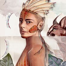 acuarelas y montaje digital.  project by Liliana Quintero - 12.12.2020