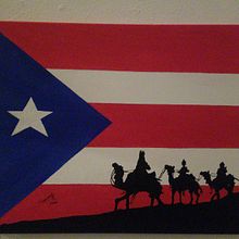 The 3 Kings travel to Puerto Rico. Creativit, and Painting project by Juancarlo Diaz Cintron - 12.12.2020