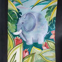 My project in Modern Watercolor Techniques course. Children's Illustration, Traditional illustration, and Watercolor Painting project by crollamelissa - 12.13.2020