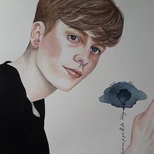 Mi Proyecto del curso: Retrato en acuarela a partir de una fotografía. Traditional illustration project by beatrizasinl - 12.12.2020