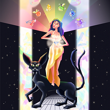 Mi Proyecto del curso: Ilustración geométrica con volumen Ein Projekt aus dem Bereich Digitale Illustration von Edgar Alan Pérez Valencia - 12.12.2020