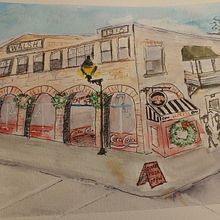 My project in Architectural Sketching with Watercolor and Ink course. Sketching project by grolye - 12.12.2020
