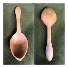 My project in Wooden Spoon Carving course. Woodworking project by Cindy Pankopf - 12.13.2020