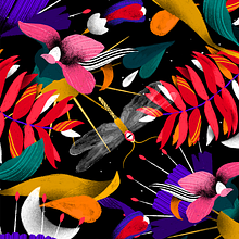 MOVIMENTO CÓSMICO. Un proyecto de Concept Art, Diseño gráfico, Ilustración tradicional y Dibujo digital de Gabriela Sanches - 13.12.2020