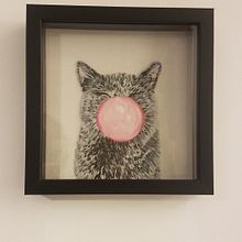 Minou . Projekt z dziedziny  Malarstwo użytkownika Eliana Florez - 13.12.2020