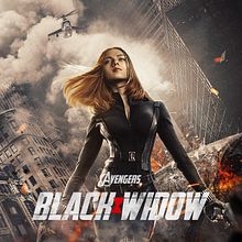 Black Widow Fan Art. Retoque fotográfico projeto de soliloqui0 - 01.12.2020