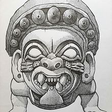Mi Proyecto del curso: Ilustración con entramados en blanco y negro. Traditional illustration project by Emerson Mena - 12.13.2020