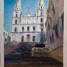My project in Architectural Illustration with Watercolor course. Architectural Illustration, Sketching, and Watercolor Painting project by Giancarlo Machado - 12.13.2020