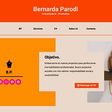 Diseño Web. Un progetto di Web design di Bernarda Parodi - 14.12.2020