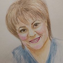 Mi Proyecto del curso: Cuaderno de retratos en acuarela. Portrait Drawing project by Galina - 12.14.2020