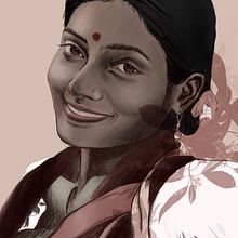 Mi Proyecto del curso: Retrato ilustrado con Procreate. Drawing, Digital Drawing, and Digital Illustration project by Nieves Gonzalez - 08.11.2020