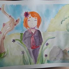 Mi Proyecto del curso: Ilustración en acuarela con influencia japonesa. Drawing, and Watercolor Painting project by Alejandra - 12.20.2020