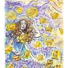 Mi Proyecto del curso: Ilustración de escenas narrativas en acuarela. Drawing, Traditional illustration, and Watercolor Painting project by sofía vicencio - 12.13.2020