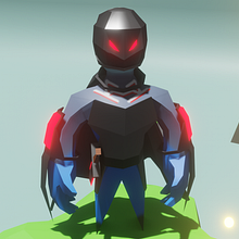 Mi Proyecto del curso: Modelado de personajes low poly para videojuegos . Un progetto di 3D, Animazione 3D, Videogiochi e Progettazione 3D di Nicolás Bergesio - 14.12.2020