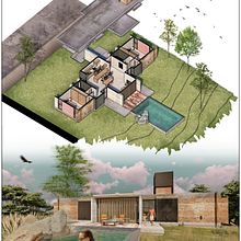 My project in Digital Illustration of Architectural Projects course. Architectural Illustration, and ArchVIZ project by Anellina Chirico - 12.14.2020