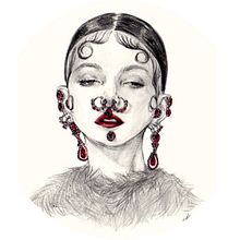 Givenchy Series. Artistic Drawing, Traditional illustration, and Pencil Drawing project by Connie Lim - 02.15.2015