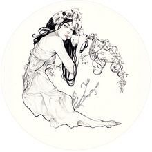Mucha Project. Un proyecto de Dibujo artístico, Dibujo, Ilustración tradicional y Dibujo a lápiz de Connie Lim - 19.06.2016