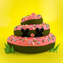 DEAD POO. Un proyecto de 3D de Elias Vicario Basterreche - 15.12.2020