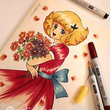 My project in Colored Marker Techniques for Manga course Ein Projekt aus dem Bereich 2-D-Animation und Traditionelle Illustration von Samah Kamil - 15.12.2020