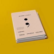 Punto y coma: revista de literatura. Design editorial, e Design gráfico projeto de Mayra Prieto Ballen - 16.12.2020
