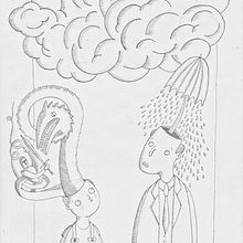 Ilustración artística: dibuja tu imaginario - La lluvia siempre està en tu mente. Un projet de Dessin, Dessin au cra, on, Illustration traditionnelle et Illustration jeunesse de Giovanni Blini - 16.12.2020