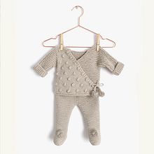 Conjunto de Punto NUR para bebé. Un proyecto de Artesanía, Diseño de moda, Pattern Design y Tejido de Marta Porcel Vilchez - 01.10.2018