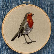 My project in Painting with Thread: Textile Illustration Techniques course. Embroider project by Gabriela Cintra - 12.16.2020