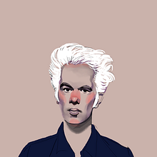 Retrato. jim jarmusch. Un proyecto de Dibujo de Retrato e Ilustración tradicional de Manuela Gutierrez - 16.12.2020