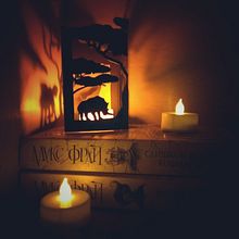 Candlestick-lamp Africa. Design, and Paper Craft project by Olesya Plusheroid - 06.10.2018