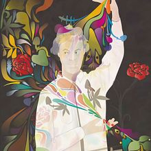 My project in Composition and Color for Creative Illustration course_ Topic: Timothy Leary. Un progetto di Illustrazione tradizionale di Michaela Stavova - 16.12.2020