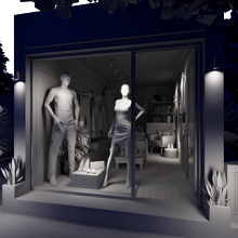 Mi Proyecto del curso: Local de Ropa Urbana. Un proyecto de Arquitectura digital de Rocio Salvia - 17.12.2020