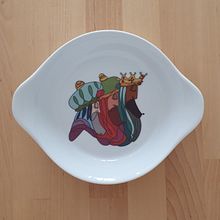 Platos navideños. Un projet de Céramique , et Design d'intérieur de Gerica Sánchez De Simone - 17.12.2020