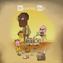 Ilustración Braking Bad Estilo Cartoon.. Drawing, Pencil Drawing, Digital Drawing, Design, Poster Design, Graphic Design, Traditional illustration, Digital Illustration, Children's Illustration, and Vector Illustration project by Gastón Bruno Villalba - 12.17.2020