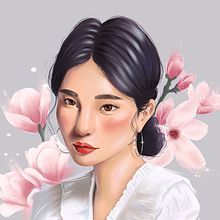 Asian girl Ein Projekt aus dem Bereich Porträtzeichnung von Svetlana - 17.12.2020