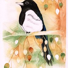 My first attempt for the final project in the course Negative Watercolouring. Watercolor Painting project by Quiel Beekman - 11.22.2020