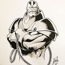Mi Proyecto del curso: ilustracion de Thor. Comic, and Traditional illustration project by adolfoacost - 12.17.2020