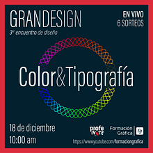 Nueva charla en vivo sobre color y tipografía con profeivan. Graphic Design, and Color Theor project by Formación Gráfica - 12.18.2020