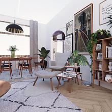 Apartment in stockholm. Projekt z dziedziny Projektowanie wnętrz użytkownika alhomoud_w - 03.12.2020