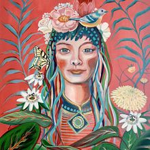 Pintura botánica con acrílico. Un proyecto de Bellas Artes, Creatividad, Ilustración naturalista				 y Pintura de Gloria Barba - 18.12.2020