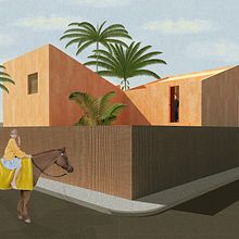 My project in Architectural Visualization Using Digital Collage course . animație 3D, Ilustrație arhitecturală și Colaj de Mohamed Elessely - 12.18.2020