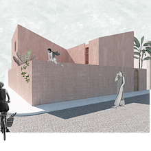 Meu projeto do curso: Representação gráfica de projetos arquitetônicos. Een project van  3D-ontwerp, Architectuur, Collage, Fotomontage, Digitale illustratie y Architecturale visualisatie van laura_haro - 18.12.2020