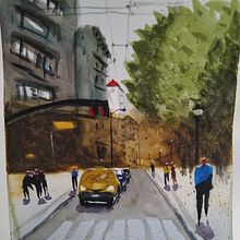 Mi Proyecto del curso: Paisajes urbanos en acuarela Ein Projekt aus dem Bereich Bleistiftzeichnung von Jaime Fernández Casco - 03.01.2021