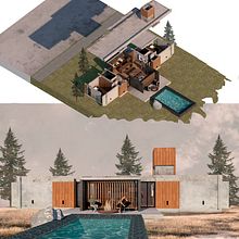 Mi Proyecto del curso: Ilustración digital de proyectos arquitectónicos . Arsitektur proyek oleh marianavgz93 - 12.19.2020