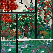 Guardian of the Amazon on Youtube. Digital Illustration, Fine Arts, and Traditional illustration project by Ryuku Otsuka - 12.19.2020
