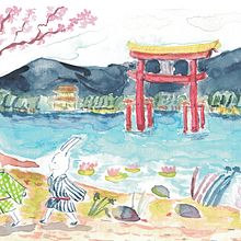 My project in Watercolor Illustration with Japanese Influence course. Un progetto di Pittura ad acquerello di redsands_100 - 19.12.2020