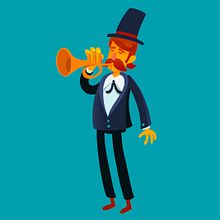 I’m in the band . Un progetto di Illustrazione tradizionale di Alexandre Barcelos - 19.12.2020