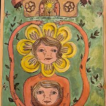 My project in Artistic Illustration: ”Our Narcissistic Florist Company will teach you SelfLove”. Artistic Drawing project by Andreea Stan - 01.05.2021